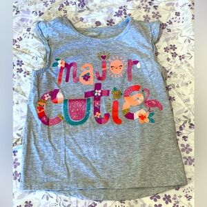 Gymboree 3T major cutie shimmery top